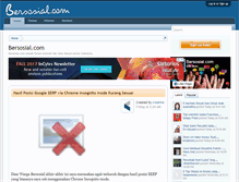 Tablet Screenshot of bersosial.com